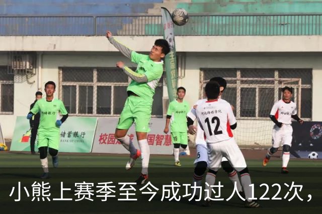 小熊上赛季至今成功过人122次，五大联赛同期最多